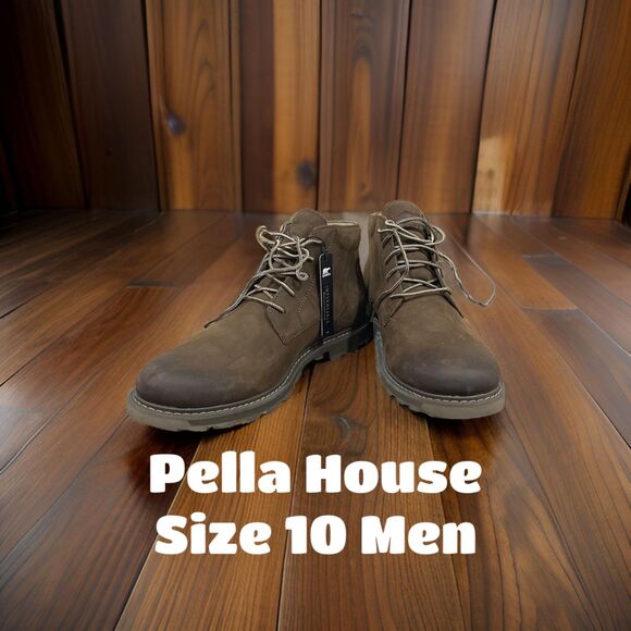 Sorel MADSON™ II Chukka Men's Waterproof Boot Tobacco Brown Size 10 - Picture 1 of 7